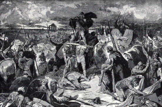 Thorismund nhận vương miệng vua của Visigoth ngay trong trận Chalon khi cha là Theodorius bị chết.