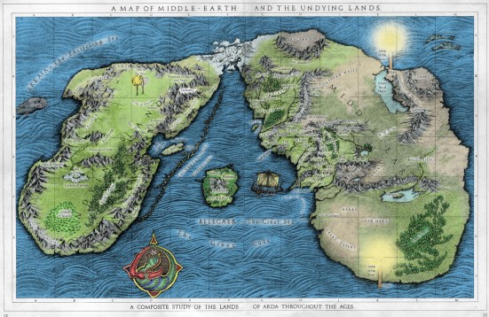 a_map_of_middle-earth