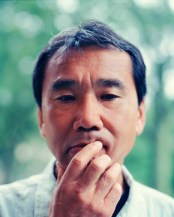 Portrait of author Haruki Murakami.