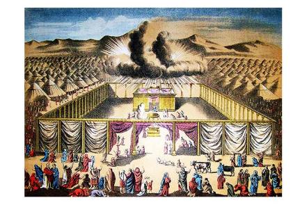 Tranh diễn tả người Israel thấy Thượng Đế hiện ra. Trong Exodus 33:1-3 viết: “Thế rồi Thượng Đế nói với Moses, ‘Hãy rời nơi này, mi và những người mà mi đã nuôi dưỡng, ra khỏi Ai Cập, đến vùng đất mà ta đã hứa với Abraham, Isaac và Jacob ; ta đã nói, ‘Ta sẽ cho con cháu ngươi vùng đất ấy.’ Ta sẽ cử một thiên sứ đi trước ngươi, dẫn các ngươi ra khỏi Canaanites, Amorites, Hittites, Perizzites, Hivites và Jebusites. Hãy đi thẳng tới vùng đất, mang sữa và mật ong. Ta sẽ không đi cùng các ngươi, vì các ngươi là những bọn cứng đầu, và ta có thể hủy diệt các ngươi trên đường đi.’” Và cứ thế mà trở về nhà thôi. Đường thì xa và trắc trở, nhưng đã được Thượng Đế dặn thế rồi!