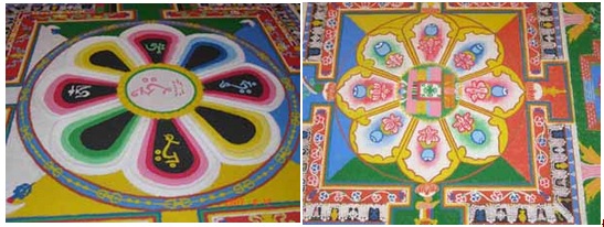 Hai vòng mạn-đà-la trung tâm khác nhau