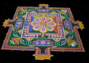 Một loại mạn-đà-la không có các vòng tròn