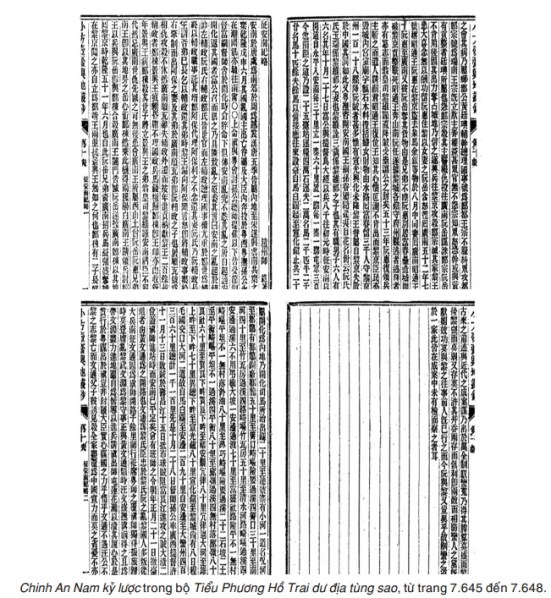 chinh an nam ki luoc