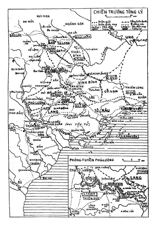 Bản đồ IIIa - Chiến-trường Tống Lý