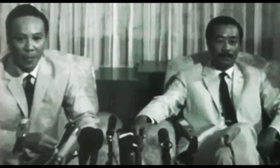 Hai ông Thiệu và Kỳ trước cuộc bầu cử tổng thống VNCH năm 1967