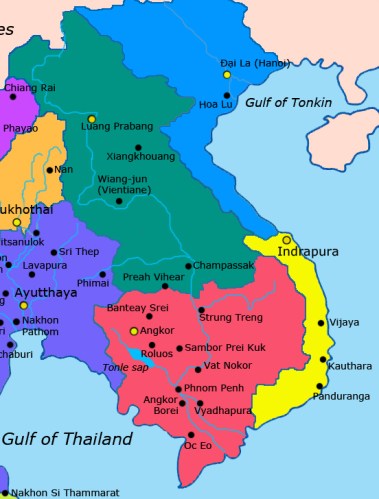 Đại Việt- Champa vào khoảng 1400 (ảnh wiki)