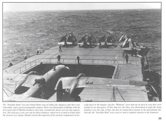 Các máy bay B-25 bắt đầu cất cánh, đây là chuyến bay một chiều, đa số các chiếc máy bay này hạ cánh ở lãnh thổ Trung Quốc