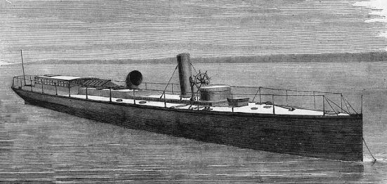 Chiếc tầu phóng ngư lôi HMS Lightning năm 1877.