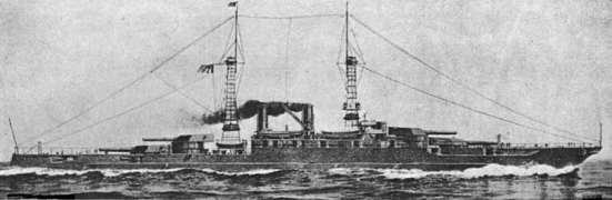 Chiêc thiết giáp hạm Colorado của Hoa kỳ với các súng chính có cỡ nòng lên tới 16 in