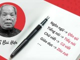 Mấy suy nghĩ về đề xuất thay đổi Tiếng Việt của PGS.TS Bùi&nbsp;Hiền