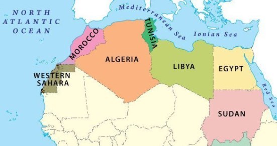 northern-africa-region-map