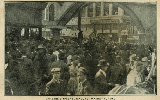 A-postcard-showing-the-scene-at-the-murder-of-Allen-Brooks