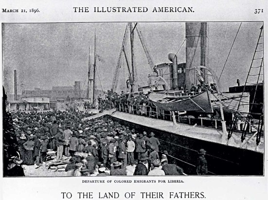 Emigrants Depart for Liberia