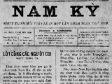 Nam Kỳ – Tờ báo Quốc ngữ cuối thế kỷ 19 còn ít được biết&nbsp;đến