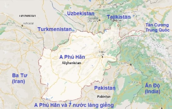 Afganistan Map